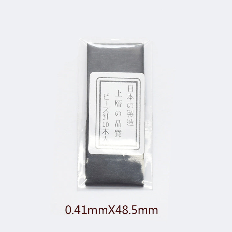 Aguja de cuentas hecha a mano de acero inoxidable de acero inoxidable de 0.41 mm aguja fina